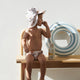 Liewood - Gorm Sonnenhut zum Wenden aus Bio-Baumwolle - All Togehther/Sandy - 3-6 Monate - 5715335250178 - littlehipstar.com