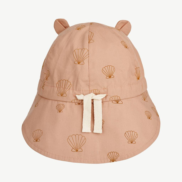 Liewood - Gorm Sonnenhut zum Wenden aus Bio-Baumwolle - Sea Shell/Pale Tuscany - 3-6 Monate - 5715335250246 - littlehipstar.com