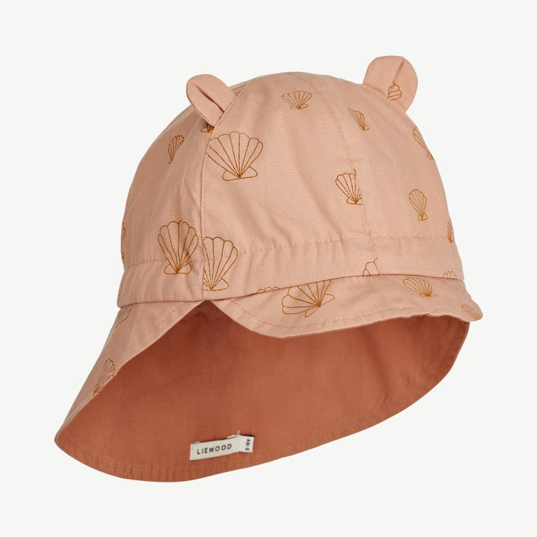 Liewood - Gorm Sonnenhut zum Wenden aus Bio-Baumwolle - Sea Shell/Pale Tuscany - 1-2 Jahre - 5715335250512 - littlehipstar.com