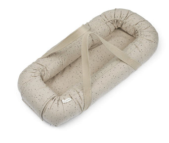 Liewood - Gro Babynest aus Bio-Baumwolle - Splash Dots / Sandy - 5715493123604 - littlehipstar.com