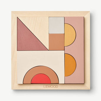 Liewood - Ishan Bauklötze aus Holz - 10 Stück - Tuscany Rose - 5715335038714 - littlehipstar.com