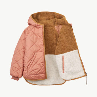 Liewood - Jackson Wattierte Wendejacke Aus Recyceltem Material - Tuscany Rose Mix - 98 - 5715493034559 - littlehipstar.com