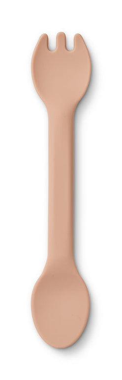Liewood - Jan 2-in-1 Esslernbesteck aus Silikon - 4er-Set - Rose Multi Mix - 5715493127992 - littlehipstar.com
