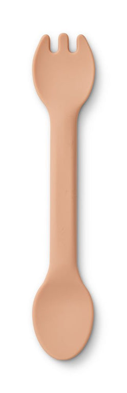 Liewood - Jan 2-in-1 Esslernbesteck aus Silikon - 4er-Set - Rose Multi Mix - 5715493127992 - littlehipstar.com