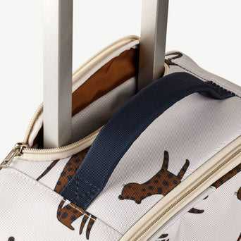 Liewood - Jeremy Kinderkoffer Trolley aus recyceltem Material - Leopard/Sandy - 5715335117372 - littlehipstar.com