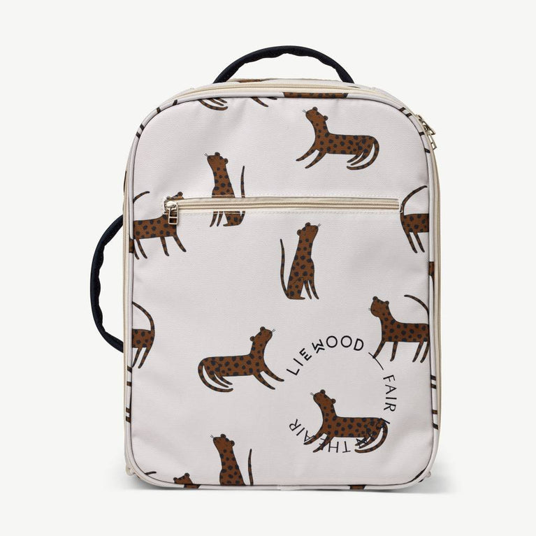 Liewood - Jeremy Kinderkoffer Trolley aus recyceltem Material - Leopard/Sandy - 5715335117372 - littlehipstar.com