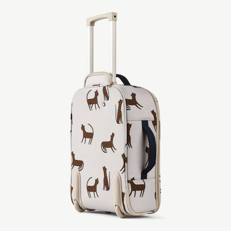 Liewood - Jeremy Kinderkoffer Trolley aus recyceltem Material - Leopard/Sandy - 5715335117372 - littlehipstar.com