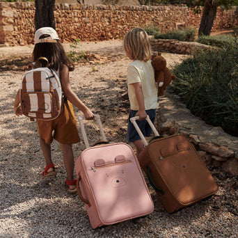 Liewood - Jeremy Kinderkoffer Trolley aus recyceltem Material - Leopard/Sandy - 5715335117372 - littlehipstar.com