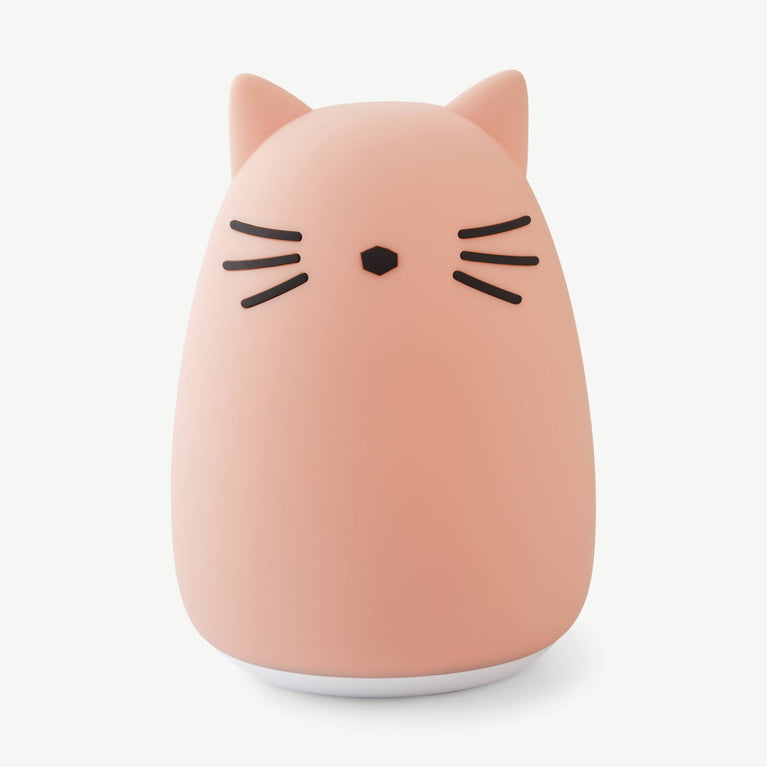 Liewood - Jimbo Katze Großes LED-Nachtlicht aus Silikon - Rose - 5715335039421 - littlehipstar.com