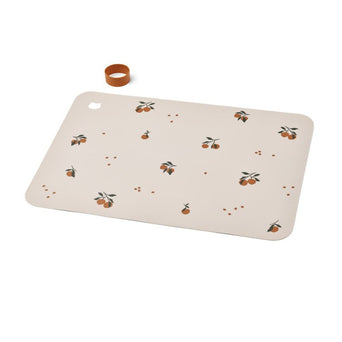 Liewood - Jude Tischset aus Silikon - Peach/Sandy - 5715493140854 - littlehipstar.com