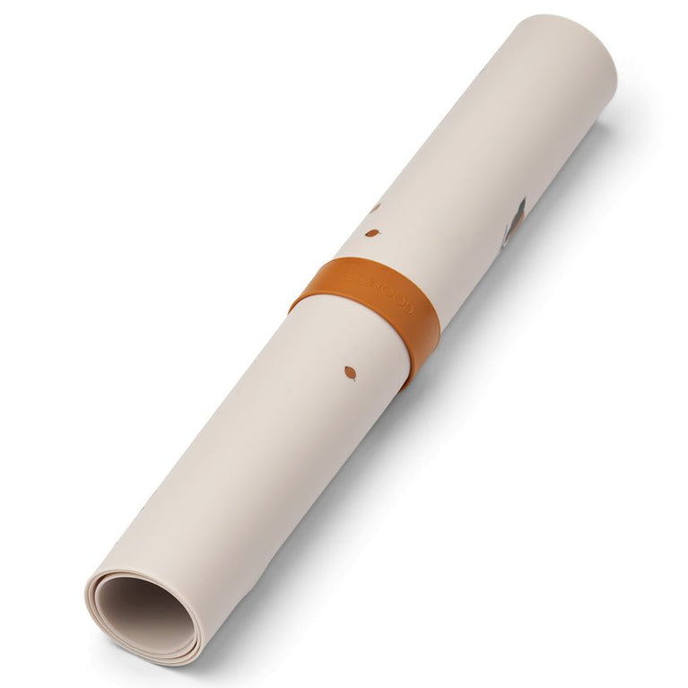 Liewood - Jude Tischset aus Silikon - Peach/Sandy - 5715493140854 - littlehipstar.com