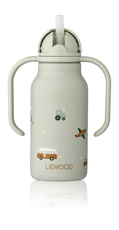 Liewood - Kimmie Trinklernflasche aus Edelstahl - 250 ml - Vehicles - 5715493127831 - littlehipstar.com