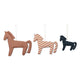 Liewood - Leonardo Wanddekoration aus Bio-Baumwolle - 3er-Set - Horses / Dark Rosetta Mix - 5715493136581 - littlehipstar.com