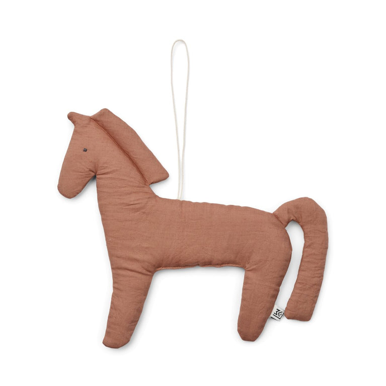Liewood - Leonardo Wanddekoration aus Bio-Baumwolle - 3er-Set - Horses / Dark Rosetta Mix - 5715493136581 - littlehipstar.com