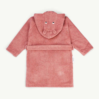 Liewood - Lily Hippo Bademantel aus Bio-Baumwolle - Dusty Raspberry - 5715335041721 - littlehipstar.com