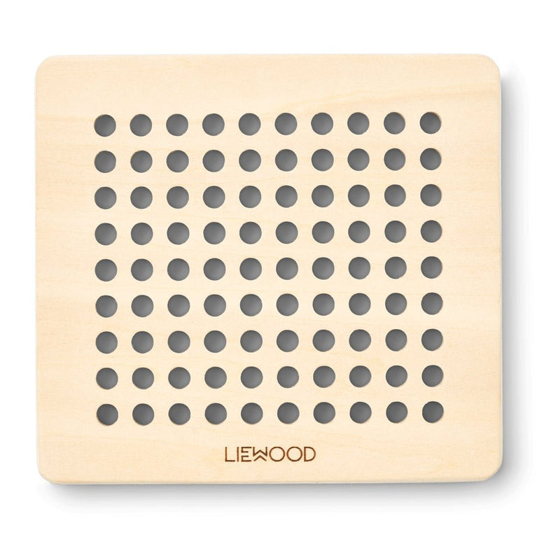 Liewood - Lonzo Steckpuzzle Lernspiel aus Holz und Silikon - 28 Teile - Tuscany Rose Multi Mix - 5715493131036 - littlehipstar.com