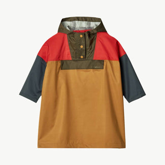 Liewood - Marcel Poncho Aus Recyceltem Material - Aurora Red Multi Mix - 98 - 5715493043223 - littlehipstar.com