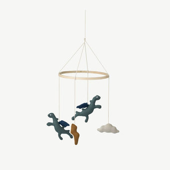 Liewood - Melissa Mobile aus Bio-Baumwolle - Drache in Whale Blue - 5715335043381 - littlehipstar.com