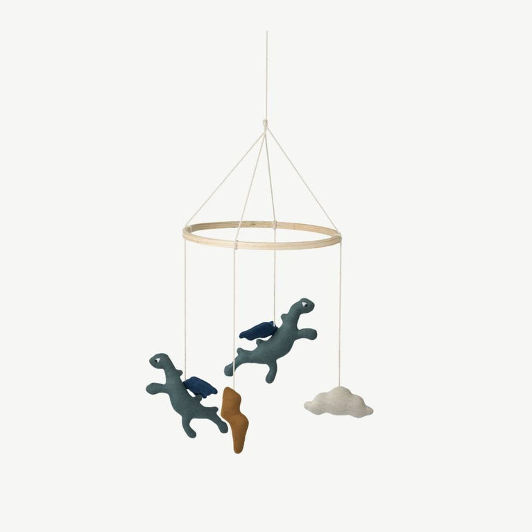 Liewood - Melissa Mobile aus Bio-Baumwolle - Drache in Whale Blue - 5715335043381 - littlehipstar.com