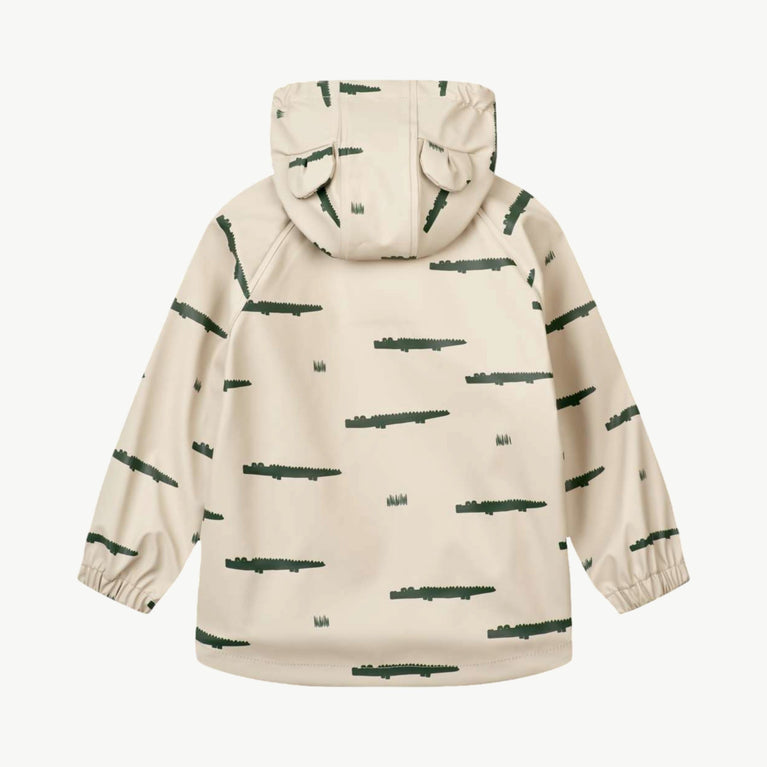 Liewood - Melodi 2tlg. Regenoutfit Aus Recyceltem Material - Crocodile / Sandy - 86 - 5715493084257 - littlehipstar.com