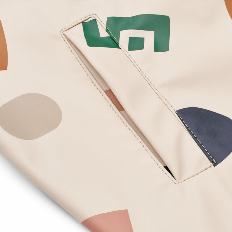 Liewood - Melodi 2tlg. Regenoutfit Aus Recyceltem Material - Graphic Alphabet / Sandy - 86 - 5715493084158 - littlehipstar.com