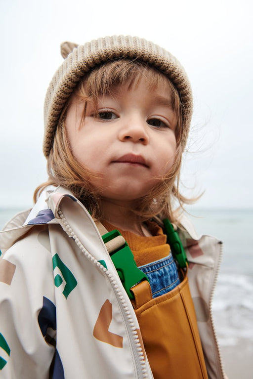 Liewood - Melodi 2tlg. Regenoutfit Aus Recyceltem Material - Graphic Alphabet / Sandy - 86 - 5715493084158 - littlehipstar.com