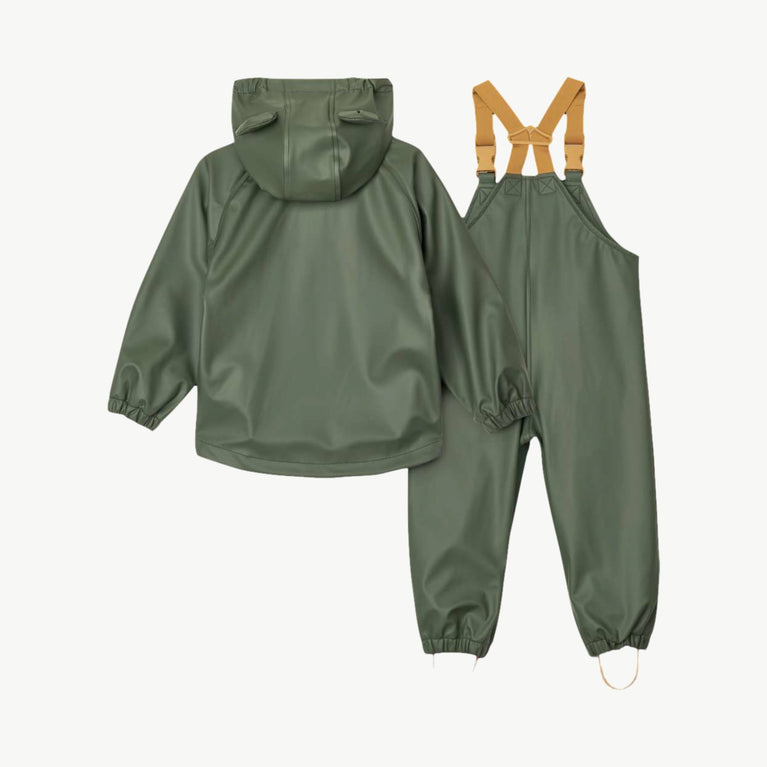 Liewood - Melodi 2tlg. Regenoutfit Aus Recyceltem Material - Hunter Green - 86 - 5715493084103 - littlehipstar.com