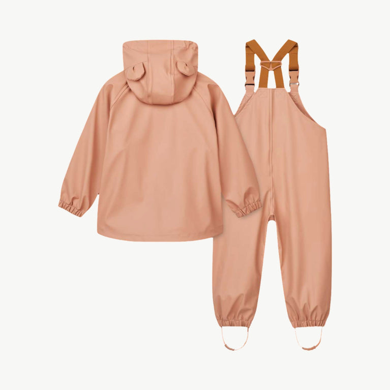 Liewood - Melodi 2tlg. Regenoutfit Aus Recyceltem Material - Tuscany Rose - 86 - 5715493084059 - littlehipstar.com