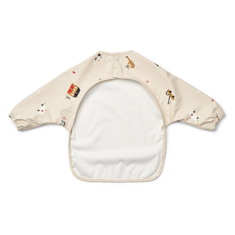 Liewood - Merle Ärmellätzchen aus recyceltem Material - Emergency Vehicle / Sandy - 5715493139773 - littlehipstar.com