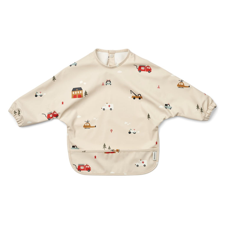 Liewood - Merle Ärmellätzchen aus recyceltem Material - Emergency Vehicle / Sandy - 5715493139773 - littlehipstar.com
