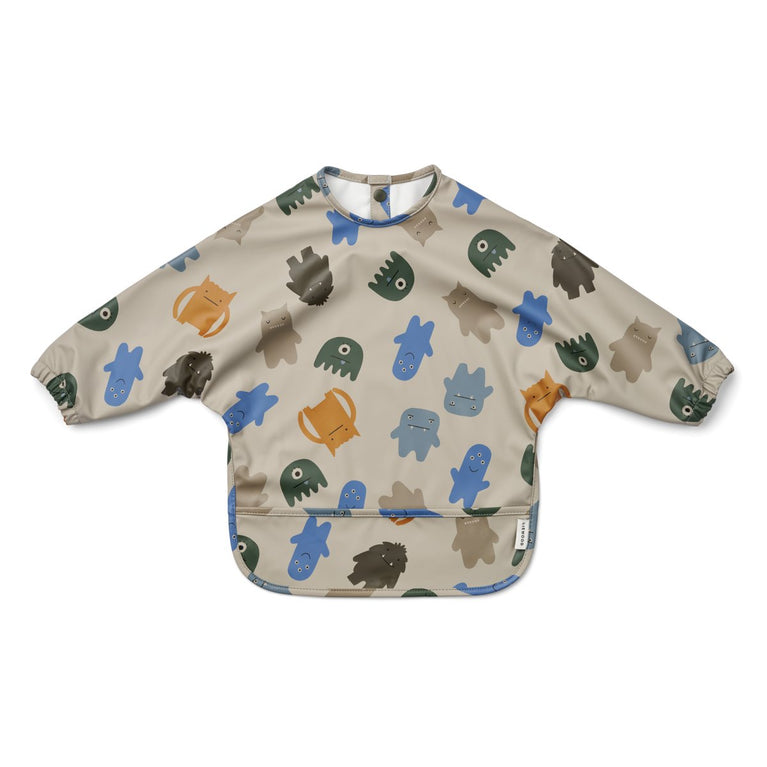 Liewood - Merle Ärmellätzchen aus recyceltem Material - Monsters Blue Mix - 5715493139766 - littlehipstar.com