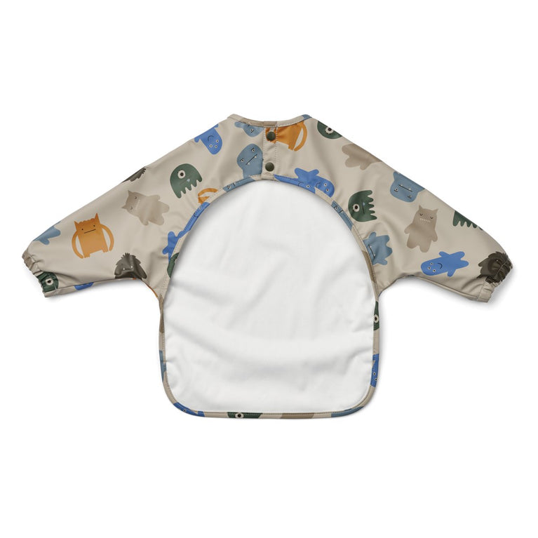 Liewood - Merle Ärmellätzchen aus recyceltem Material - Monsters Blue Mix - 5715493139766 - littlehipstar.com