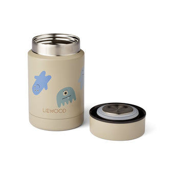Liewood - Nadja Isolierbehälter aus Edelstahl - 250 ml - Monster / Mist - 5715493125615 - littlehipstar.com