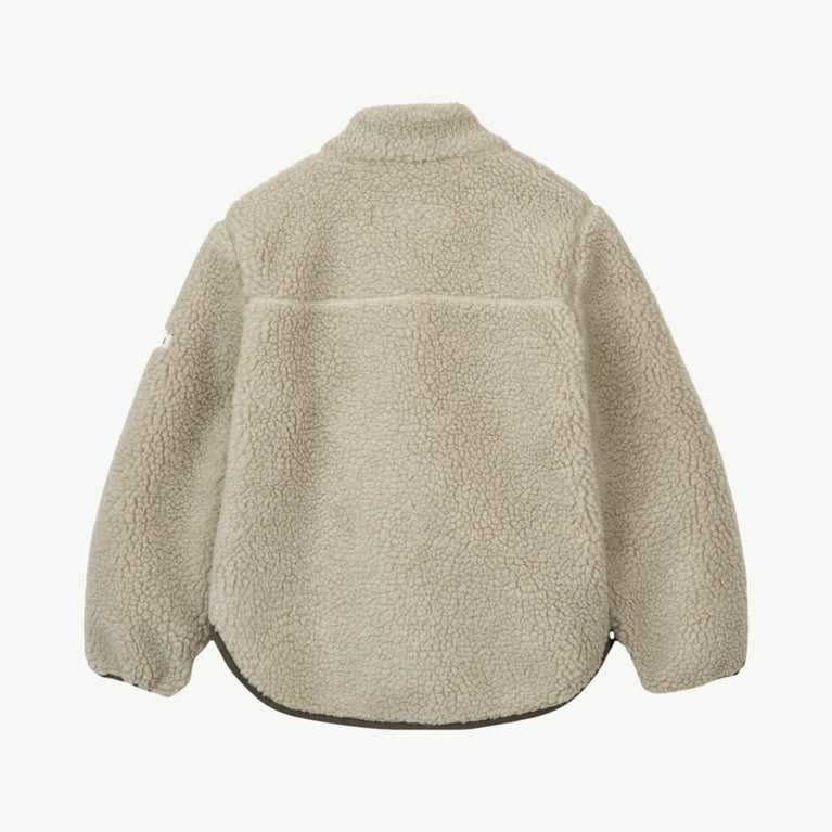 Liewood - Nolan Plüschjacke Aus Recyceltem Material - Mist / Army Brown - 98 - 5715493082505 - littlehipstar.com