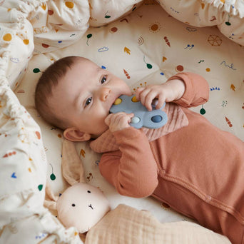 Liewood - Ola Spielmatte Babynest aus Bio-Baumwolle - Classic Dot/Creme de la Creme - 5715335093553 - littlehipstar.com