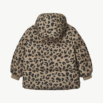 Liewood - Palle Daunen-Jacke Aus Recyceltem Material - Leo Oat / Black Panther - 98 - 5715493114404 - littlehipstar.com