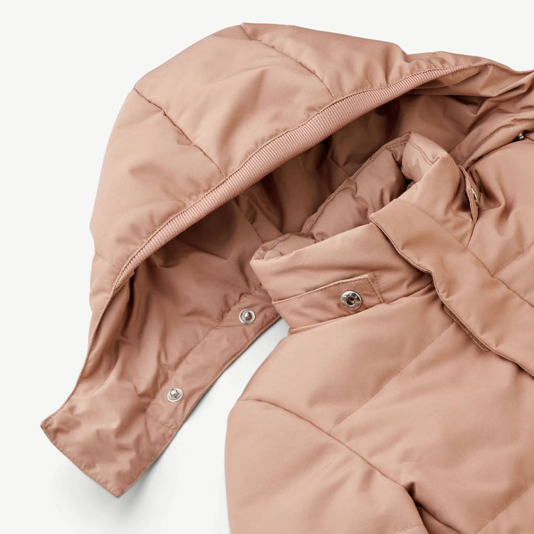 Liewood - Paloma Daunen-Wendejacke aus recyceltem Material - Block Stripes - Altrosa - 5715335021839 - littlehipstar.com