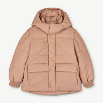 Liewood - Paloma Daunen-Wendejacke aus recyceltem Material - Block Stripes - Altrosa - 5715335021839 - littlehipstar.com