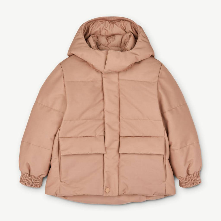 Liewood - Paloma Daunen-Wendejacke aus recyceltem Material - Block Stripes - Altrosa - 5715335021839 - littlehipstar.com