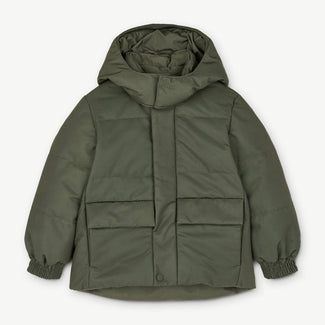 Liewood - Paloma Daunen-Wendejacke aus recyceltem Material - Block Stripes - Hunter Green - 5715335021921 - littlehipstar.com