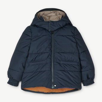Liewood - Paloma Daunen-Wendejacke aus recyceltem Material - Block Stripes - Midnight Navy - 5715335022133 - littlehipstar.com