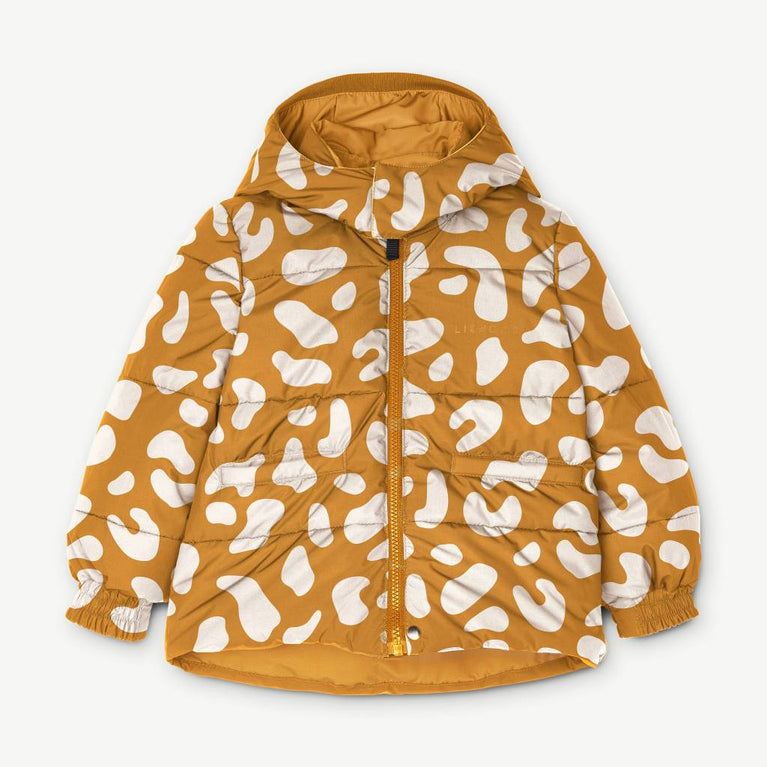 Liewood - Paloma Daunen-Wendejacke aus recyceltem Material - Mega Leo/Golden Caramel - 5 Jahre (110) - 5715335022447 - littlehipstar.com