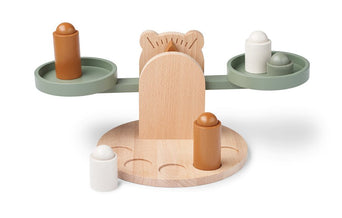 Liewood - Ronni Spielzeug Waage aus Holz - 7 Teile - Faune Green Mix - 5715493127169 - littlehipstar.com