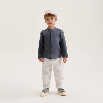 Liewood - Rory Cap aus Bio-Baumwolle - Vehicles/Dove Blue - 9-12 Monate (49) - 5715335199675 - littlehipstar.com