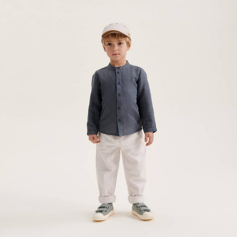 Liewood - Rory Cap aus Bio-Baumwolle - Vehicles/Dove Blue - 9-12 Monate (49) - 5715335199675 - littlehipstar.com