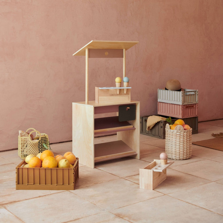 Liewood - Samantha Korbtasche aus Kunststoff - Tuscany Rose - 5713370718943 - littlehipstar.com