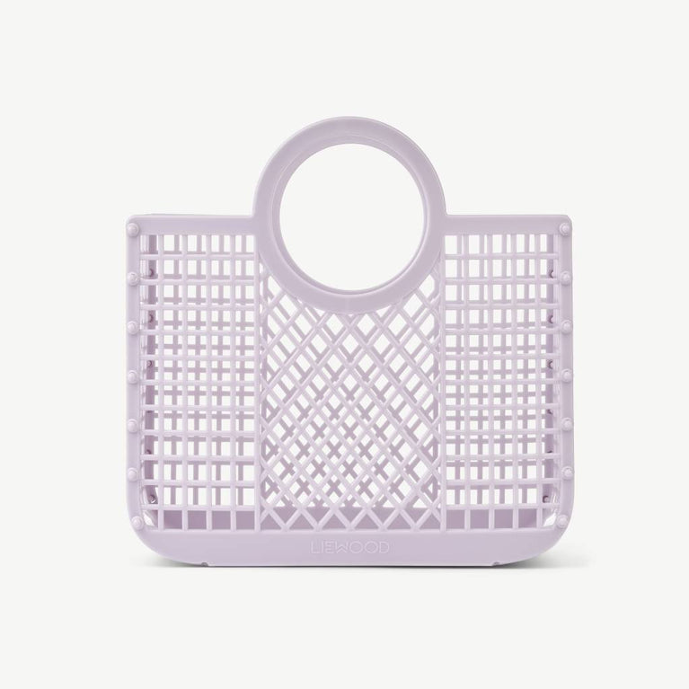 Liewood - Samantha Korbtasche aus Kunststoff - Light Lavender - 5713370719018 - littlehipstar.com