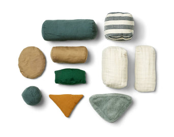 Liewood - Senzo Sensorikspielzeug aus Bio-Baumwolle - 10teilig - Rose Multi Mix - 5715493135669 - littlehipstar.com