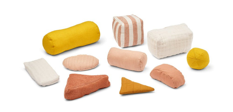 Liewood - Senzo Sensorikspielzeug aus Bio-Baumwolle - 10teilig - Rose Multi Mix - 5715493135669 - littlehipstar.com