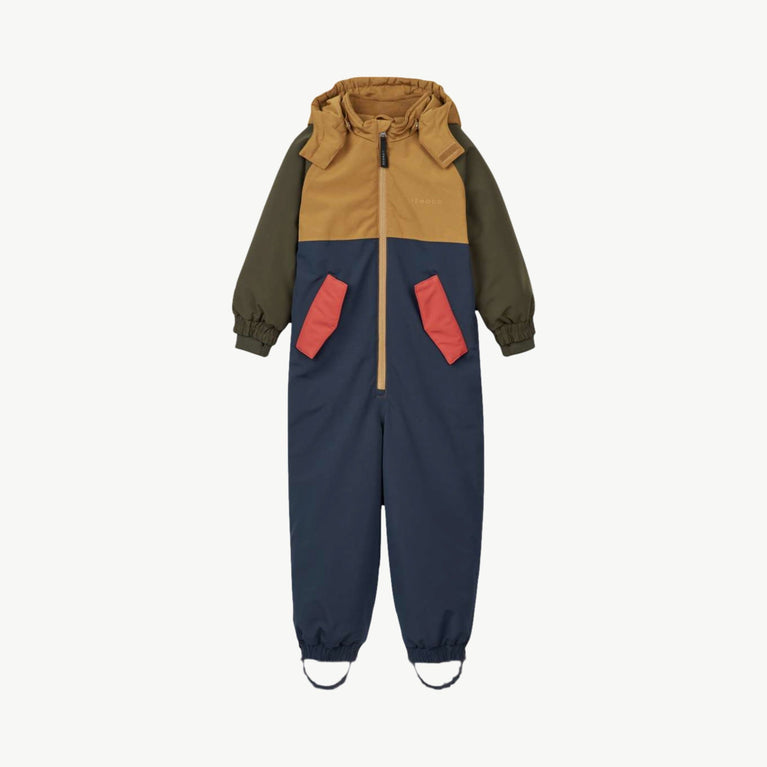 Liewood - Sne Schneeanzug Aus Recyceltem Material - Army Brown Multi Mix - 98 - 5715493004200 - littlehipstar.com